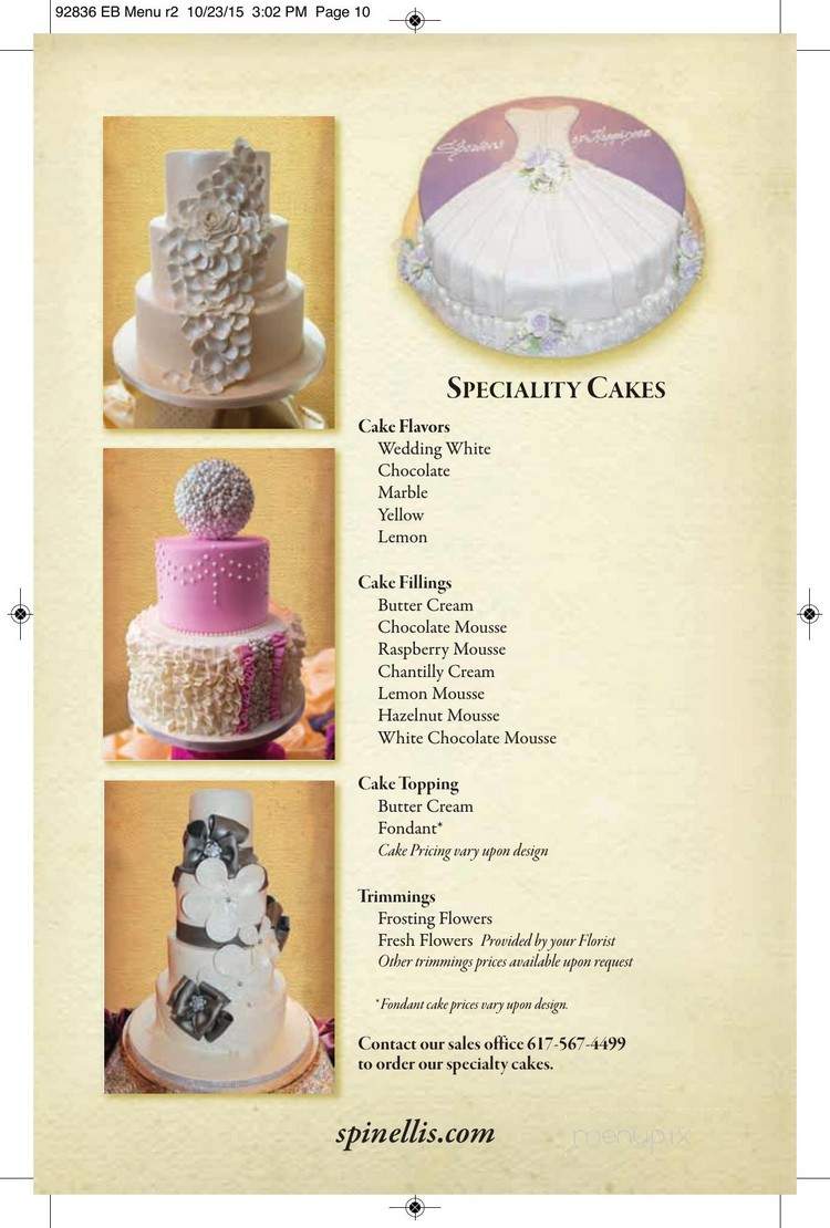 Pasta & Pastry Shoppe - Lynnfield, MA menu_pic