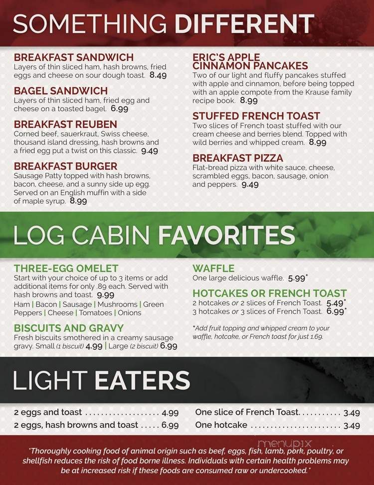Powder House Restaurant - Keystone, SD menu_pic