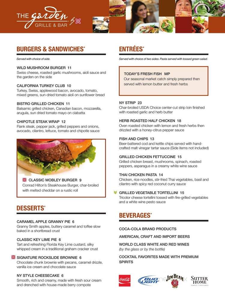 Garden Grille & Bar - Lake Forest, IL menu_pic