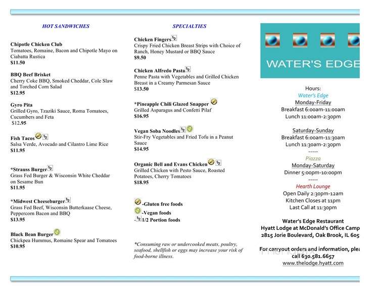 Water's Edge Restaurant - Oak Brook, IL