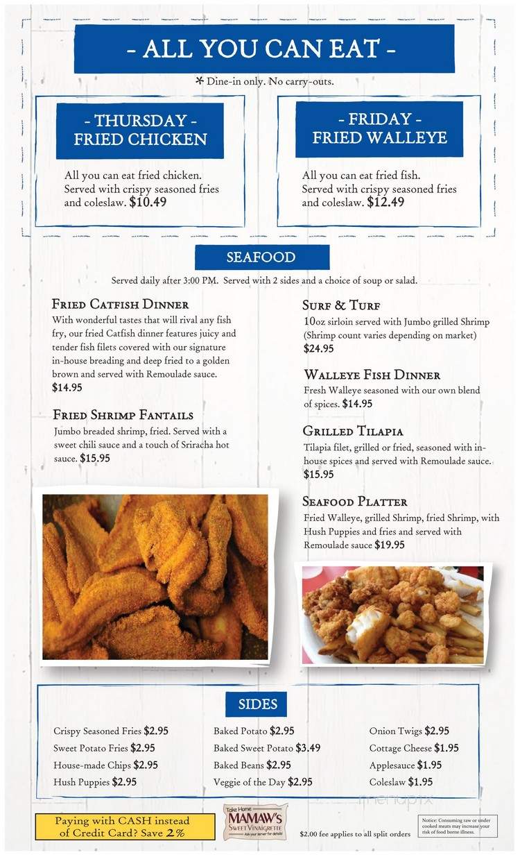 Wheelhouse Grille - Carlyle, IL menu_pic