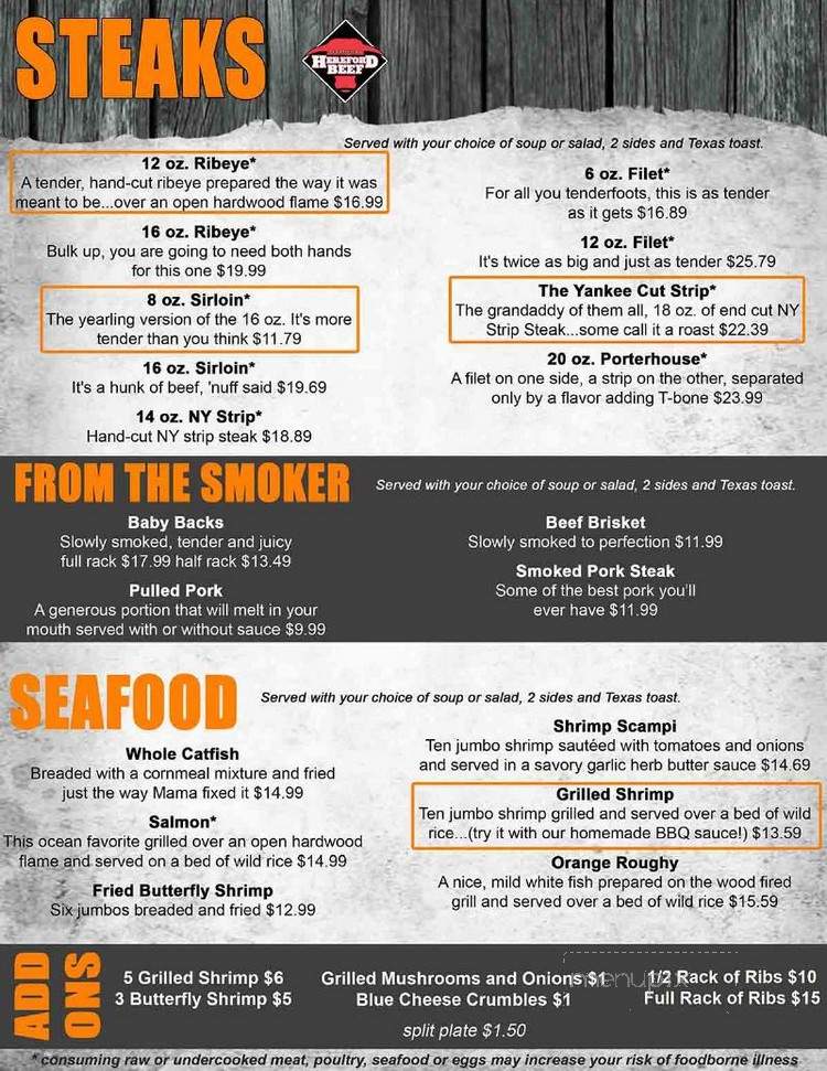 Drake's Steak And Ale - Quincy, IL menu_pic