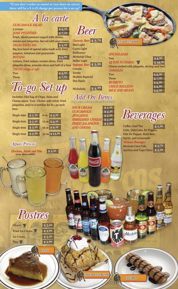 San Marcos Mexican Restaurant - Oklahoma City, OK menu_pic