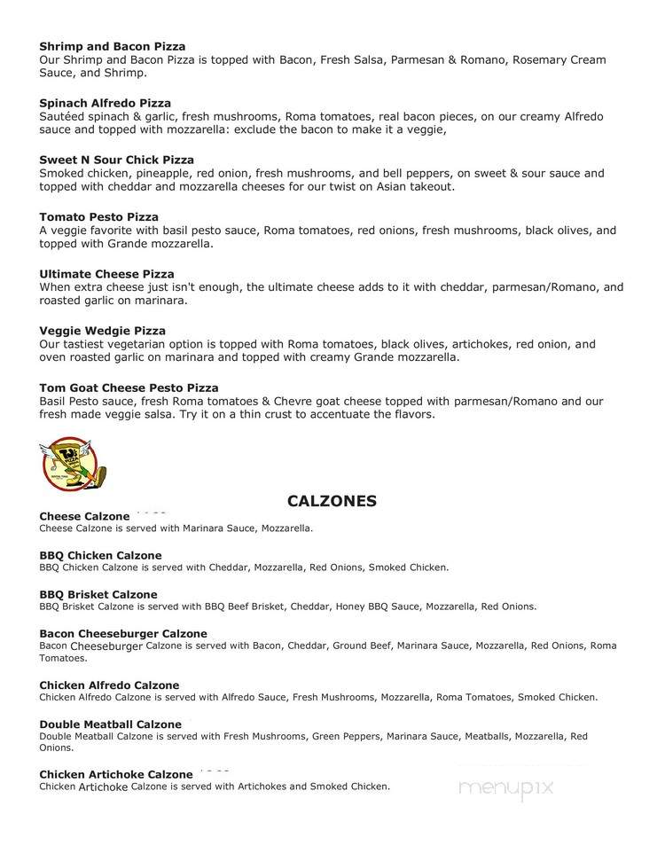 TJ's Pizza Wings-N-Things - Lewisville, TX menu_pic