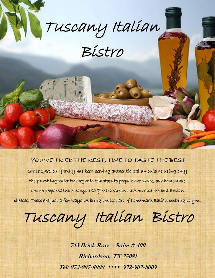 Tuscany Italian Bistro - Richardson, TX