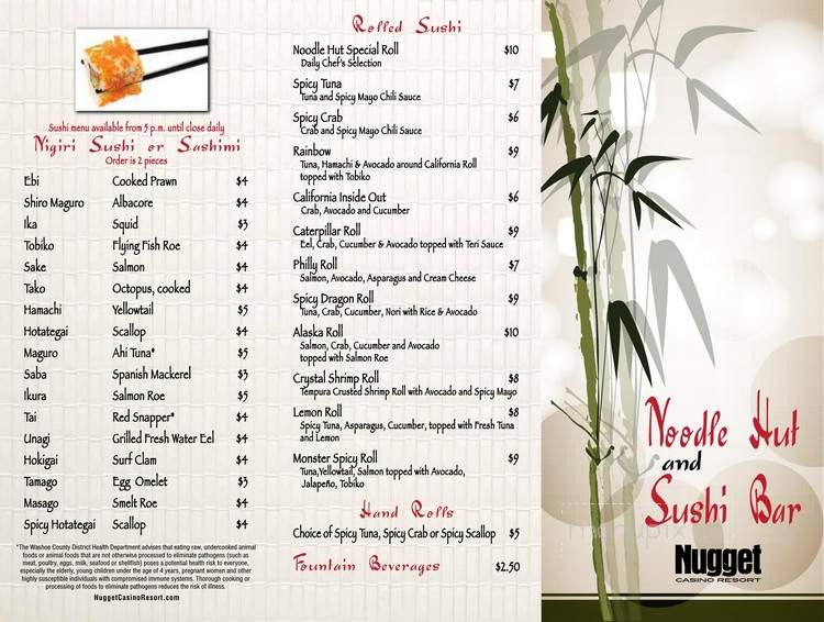Noodle Hut & Sushi Bar - Sparks, NV