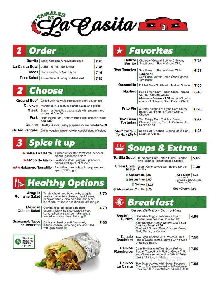 Tamales by La Casita - Denver, CO menu_pic