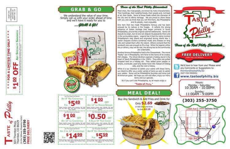 Taste Of Philly - Thornton, CO menu_pic