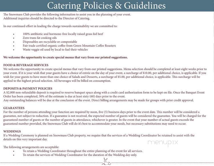 Sage - Snowmass Village, CO menu_pic