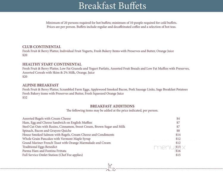 Sage - Snowmass Village, CO menu_pic