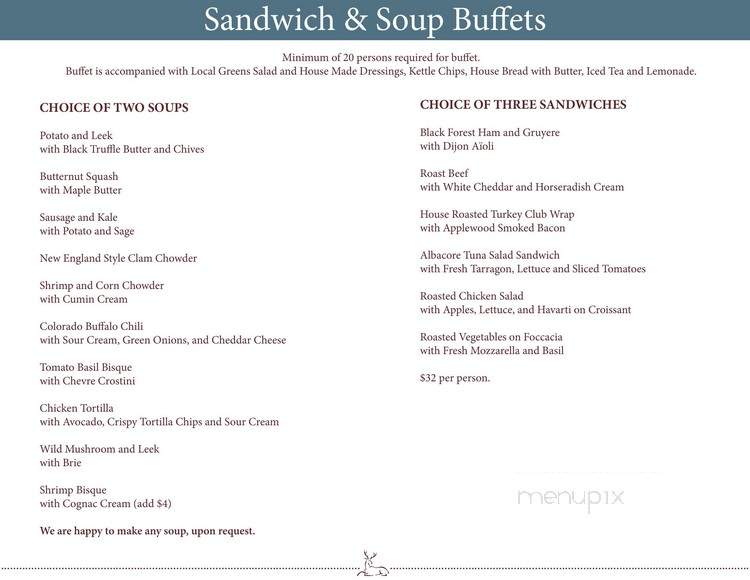 Sage - Snowmass Village, CO menu_pic
