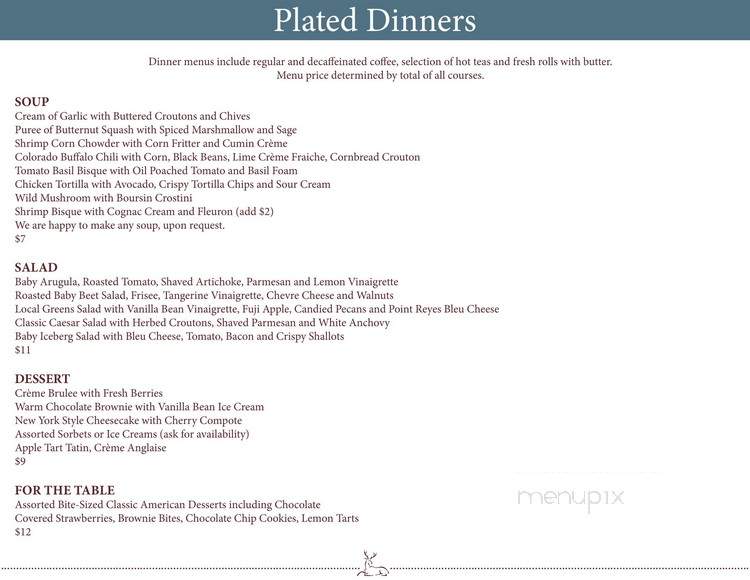 Sage - Snowmass Village, CO menu_pic