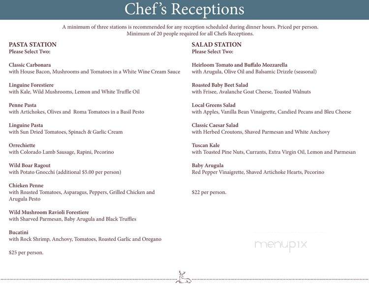 Sage - Snowmass Village, CO menu_pic