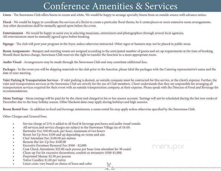 Sage - Snowmass Village, CO menu_pic