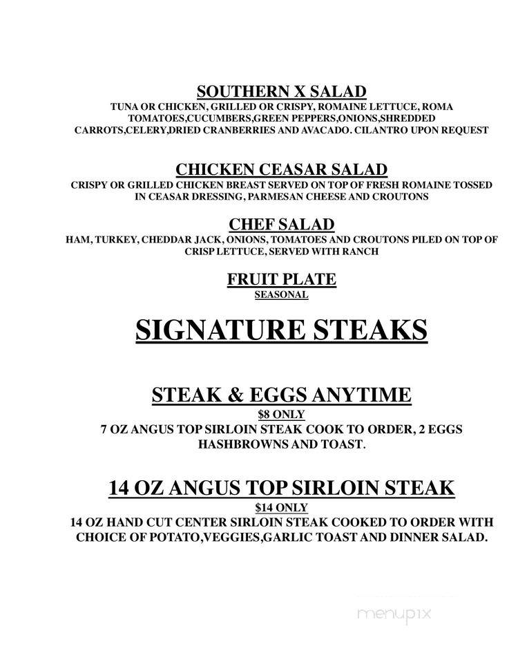 Southern X-Posure Showclub - Salt Lake City, UT menu_pic