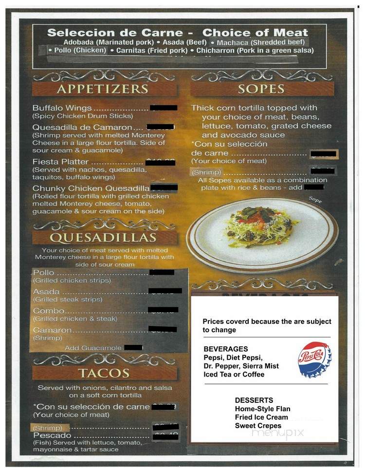 Fiesta Mexican Grill - Williams, AZ