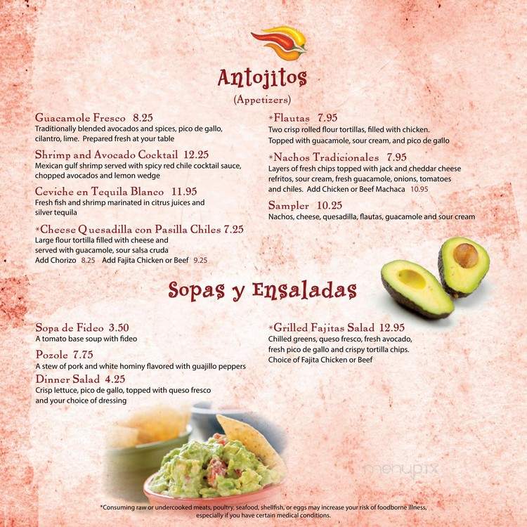 Ramon Ayala's Cocina & Cantina - Primm, NV menu_pic