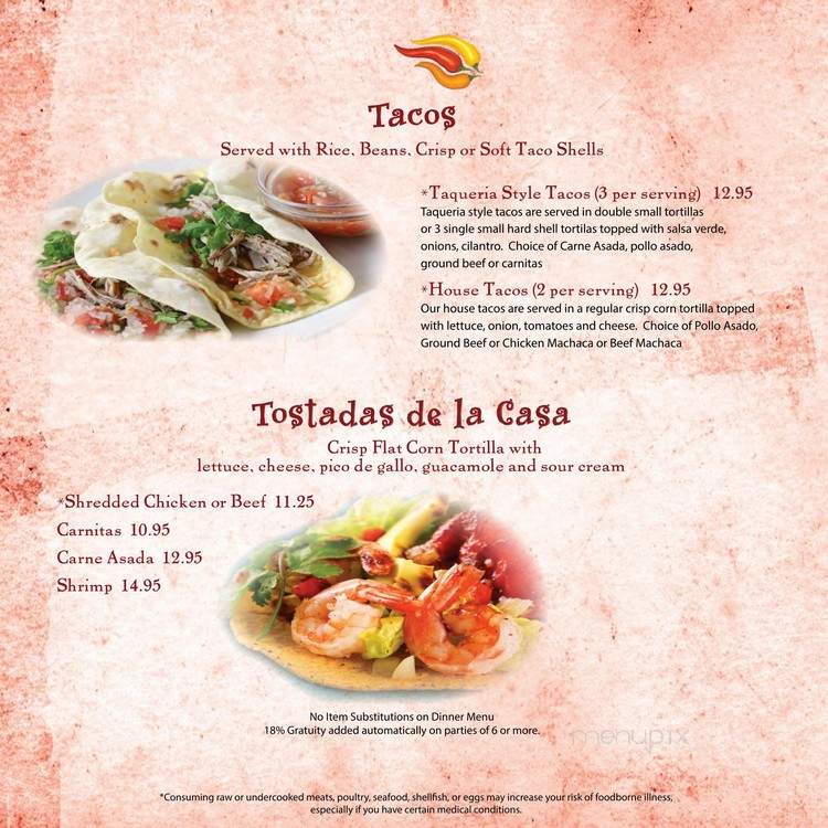 Ramon Ayala's Cocina & Cantina - Primm, NV menu_pic