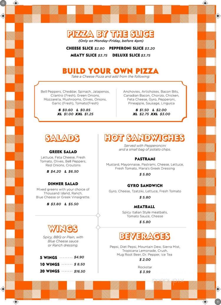 Thick Slice Pizza Co - Carson City, NV menu_pic