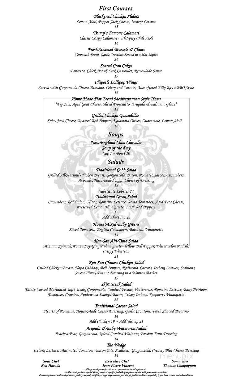 Ocean Trails - Rancho Palos Verdes, CA menu_pic