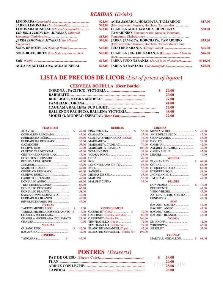 Birrieria Y Menuderia Guadalajara - Chula Vista, CA menu_pic
