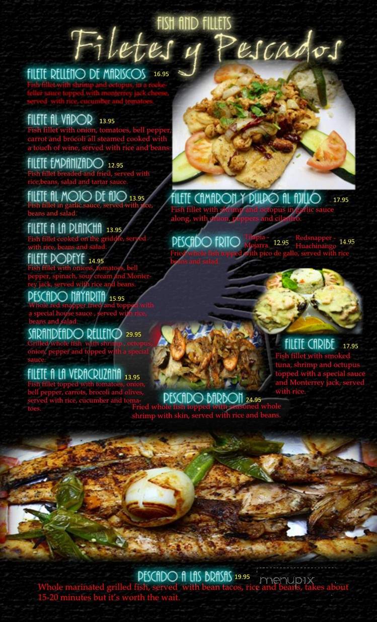 Mariscos El Camaron - Calexico, CA menu_pic