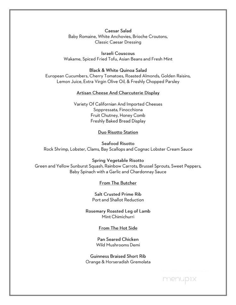 Seaview Restaurant - San Diego, CA menu_pic