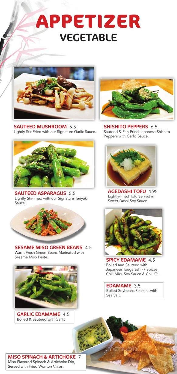 Jiro's Japanese Restaurant - San Bernardino, CA menu_pic