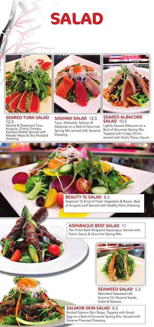 Jiro's Japanese Restaurant - San Bernardino, CA menu_pic