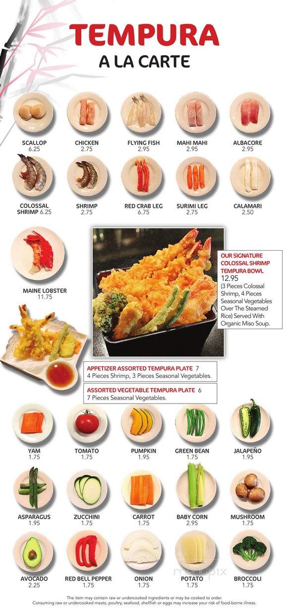 Jiro's Japanese Restaurant - San Bernardino, CA menu_pic