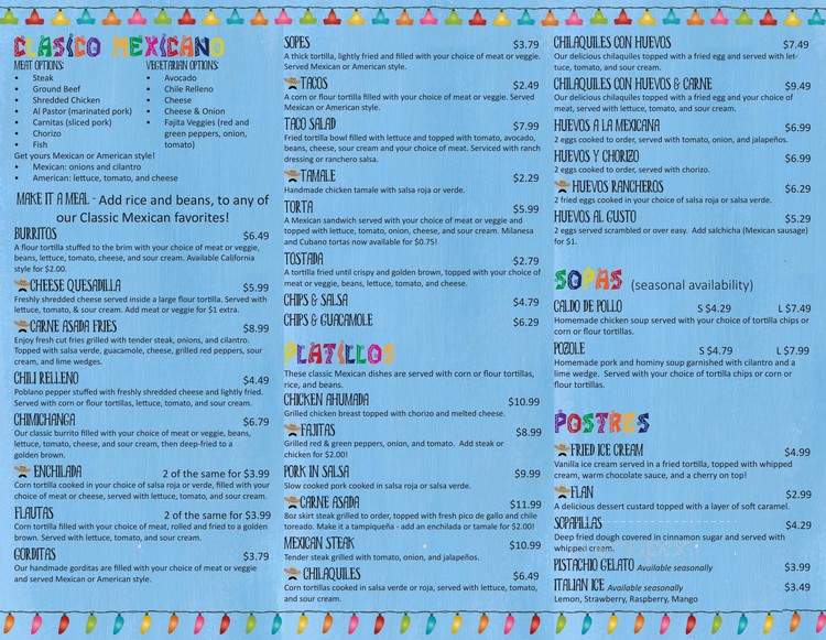 Alfredo's Taqueria - Newark, CA menu_pic