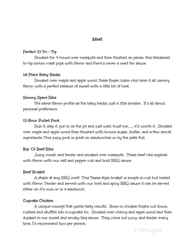 Lockstock Barbecue - The Dalles, OR menu_pic