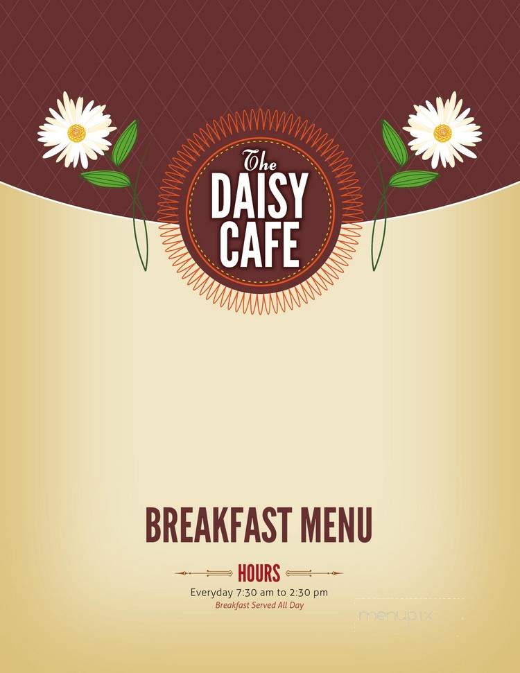 Daisy Cafe - Bellingham, WA menu_pic