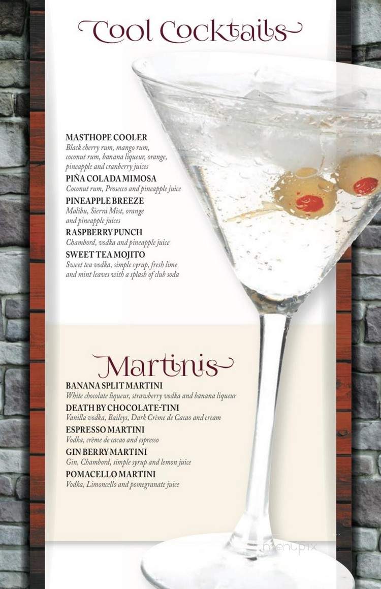 Summit Restaurant and Grill Room - Lackawaxen, PA menu_pic