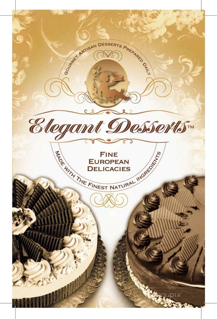 Elegant Desserts - Lyndhurst, NJ menu_pic