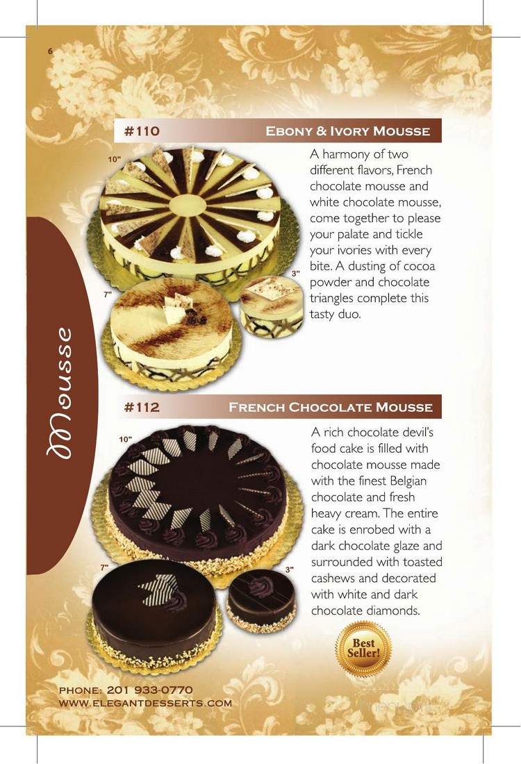 Elegant Desserts - Lyndhurst, NJ menu_pic