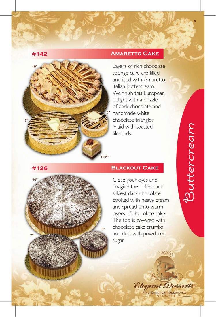 Elegant Desserts - Lyndhurst, NJ menu_pic