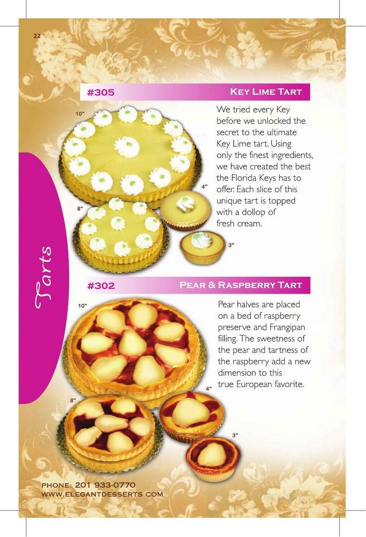 Elegant Desserts - Lyndhurst, NJ menu_pic