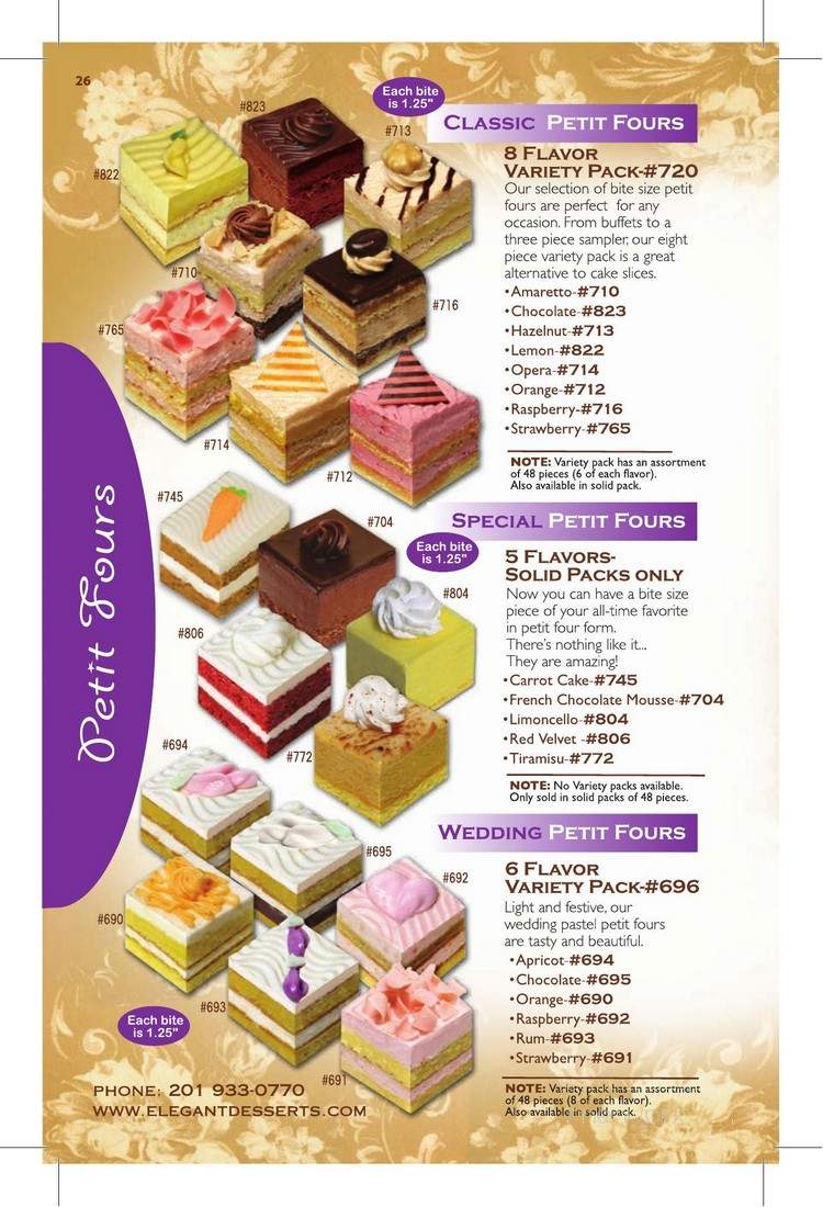 Elegant Desserts - Lyndhurst, NJ menu_pic