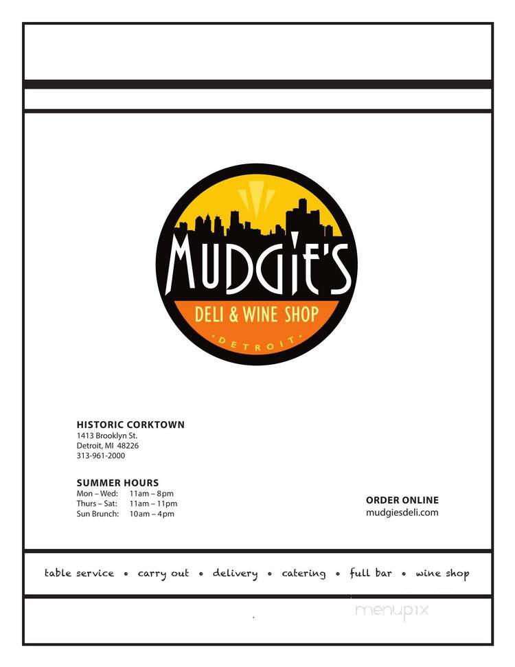 Mudgie's - Detroit, MI