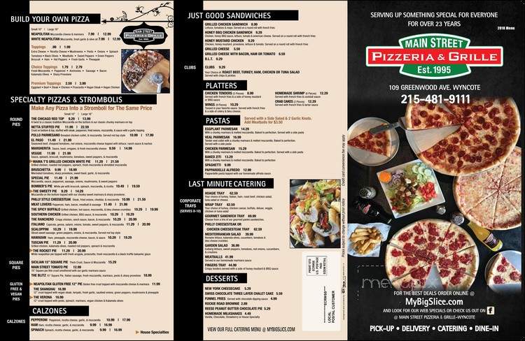 Main Street Pizzeria & Grille - Wyncote, PA