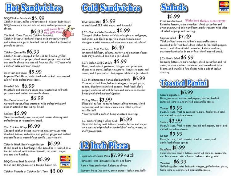 J C Romero's Neighborhood Cafe - Baltimore, MD menu_pic