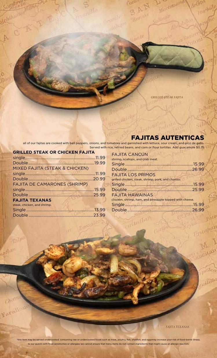 Los Primos Mexican Grill - Chesapeake, VA menu_pic