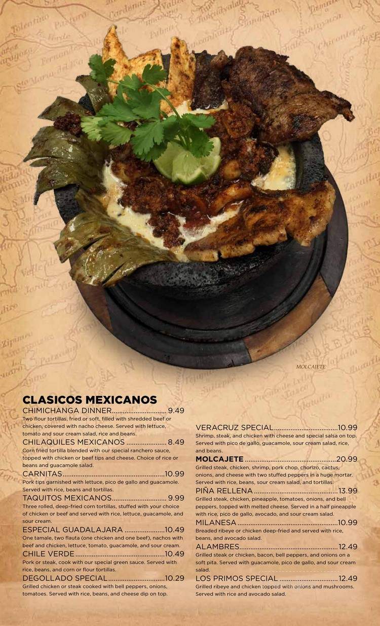 Los Primos Mexican Grill - Chesapeake, VA menu_pic