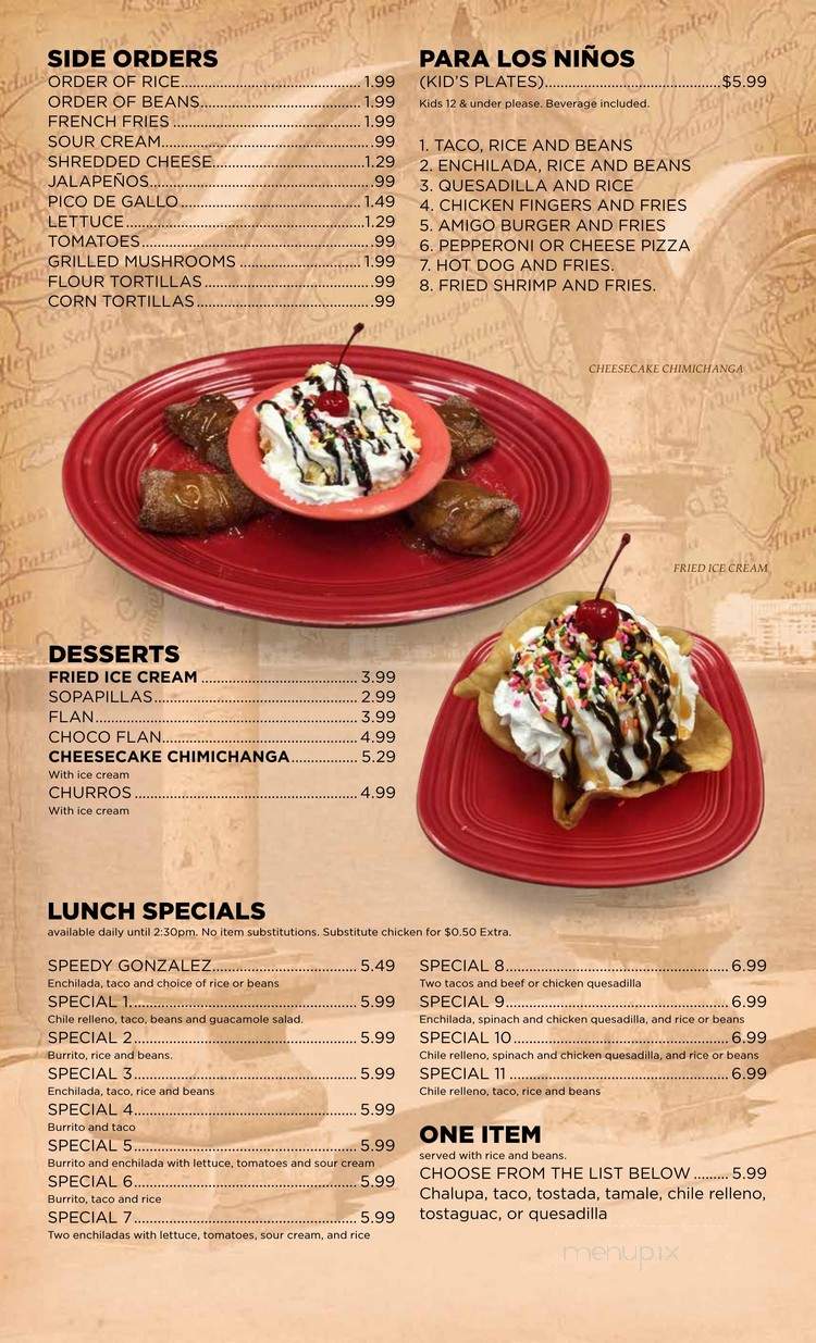 Los Primos Mexican Grill - Chesapeake, VA menu_pic