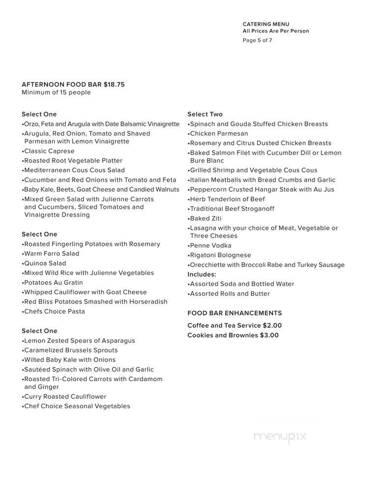 Mana Bistro - Jersey City, NJ menu_pic