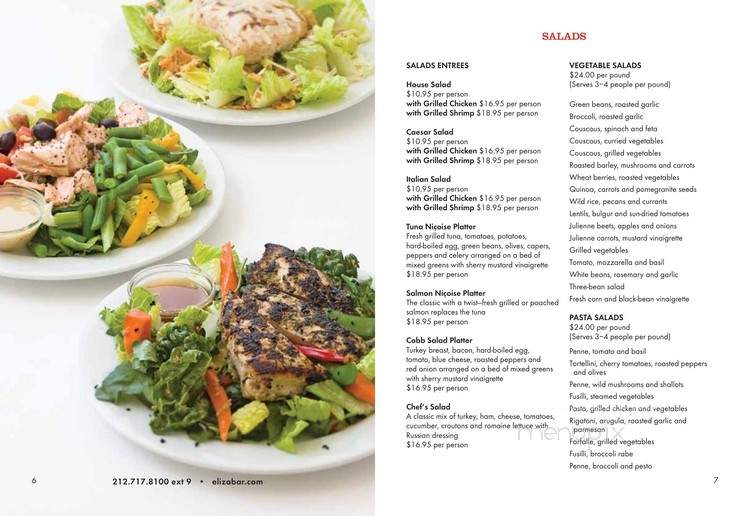 Eli's Essentials - New York, NY menu_pic