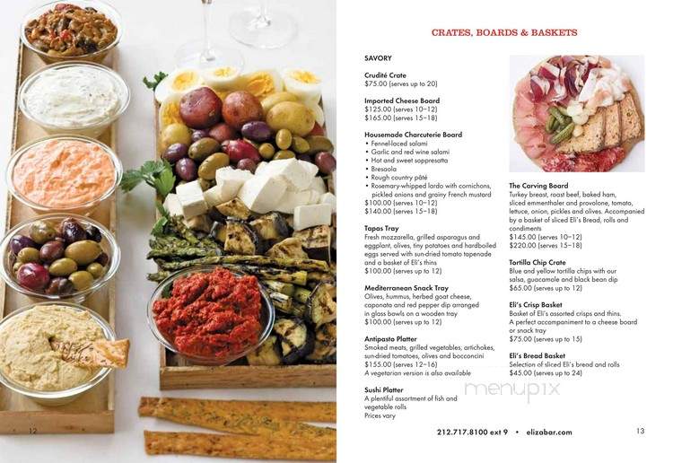 Eli's Essentials - New York, NY menu_pic