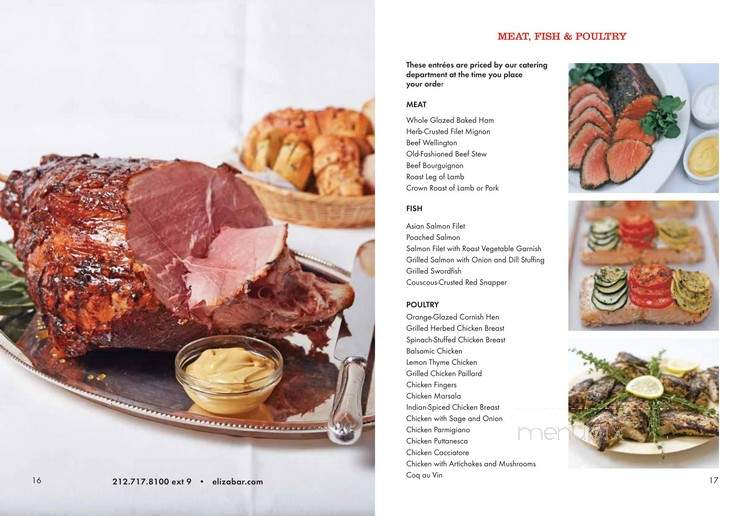 Eli's Essentials - New York, NY menu_pic