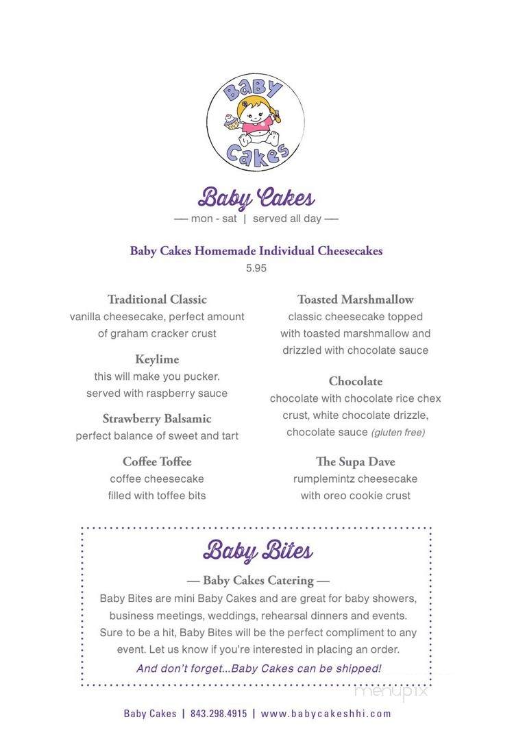 The Purple Cow - Hilton Head Island, SC menu_pic